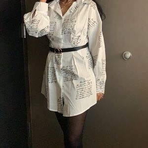 Shirt dress - no belt